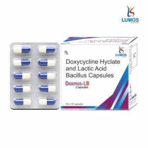 Doxycycline Hydrochloride IP 100 mg + Lactic Acid Bacillus 60 Million Spores