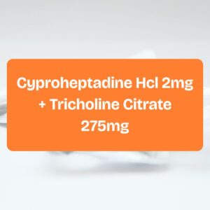 Cyproheptadine Hcl 2mg + Tricholine Citrate 275mg