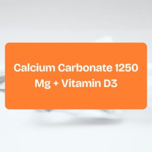 Calcium Carbonate 1250 Mg + Vitamin D3