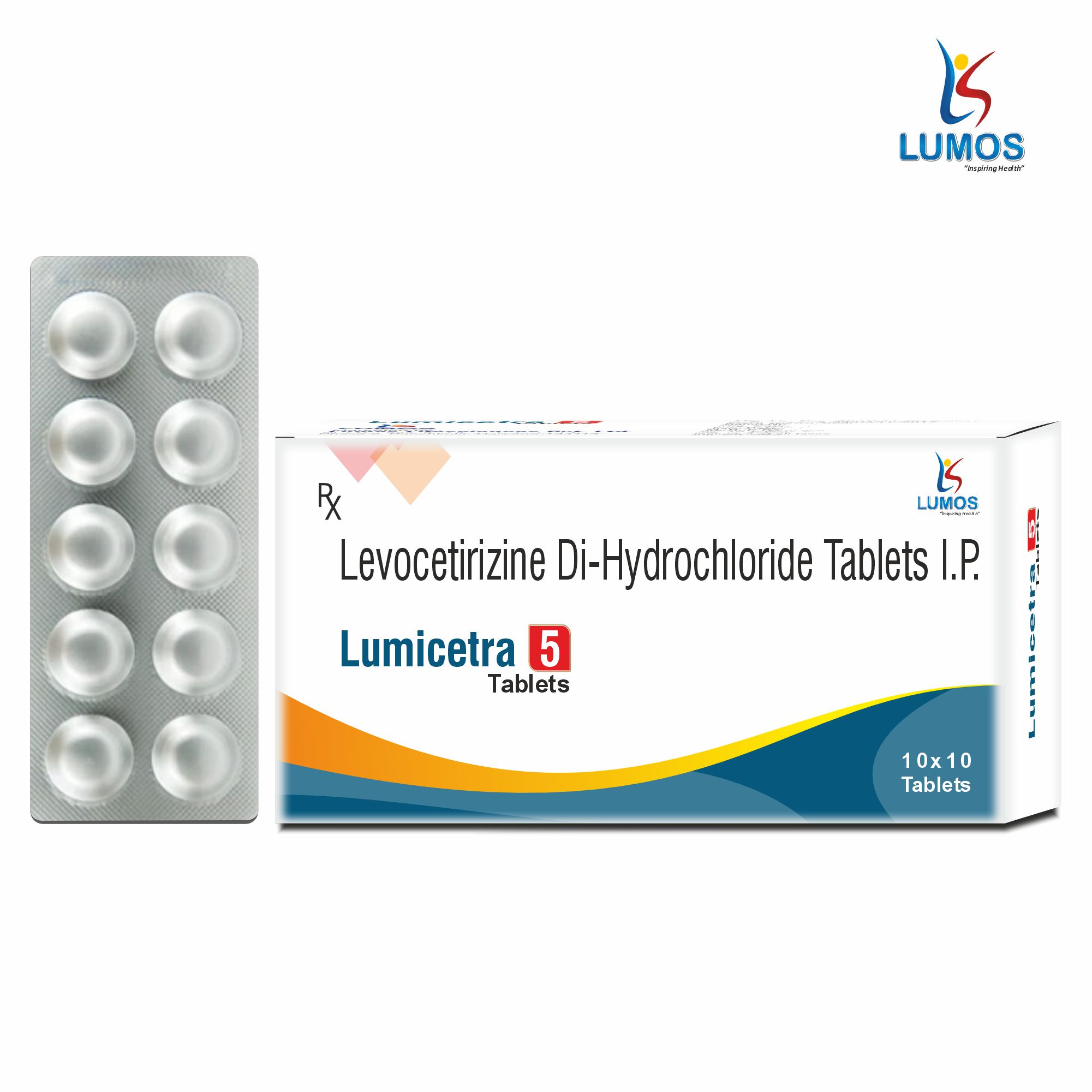 Levocetirizine Dihydrochloride I.P. 5 mg.