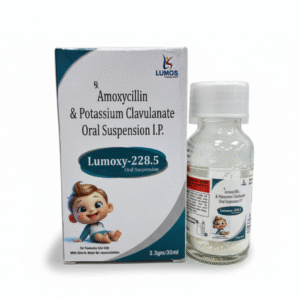 Amoxycillin I.P. 200 mg + Clavulanic Acid I.P. 28.50 mg With Glass And W.F.I.