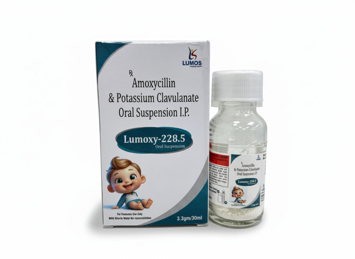 Amoxycillin I.P. 200 mg + Clavulanic Acid I.P. 28.50 mg With Glass And W.F.I.