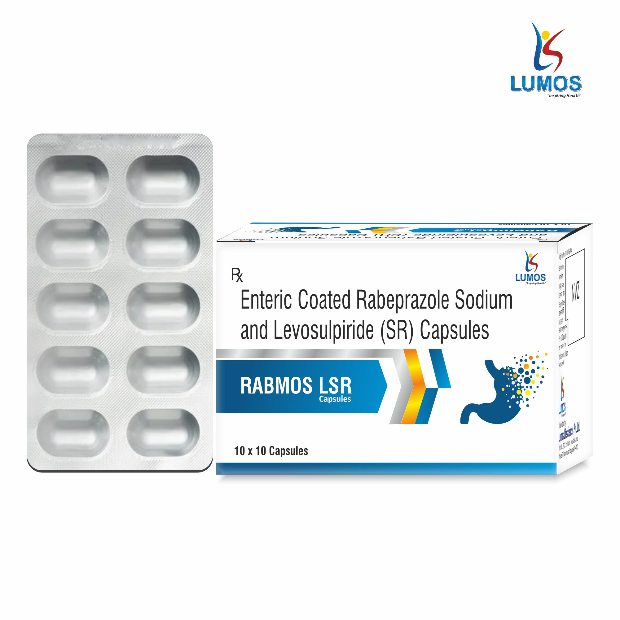 Rabeprazole 20 mg + Levosulpiride 75 mg
