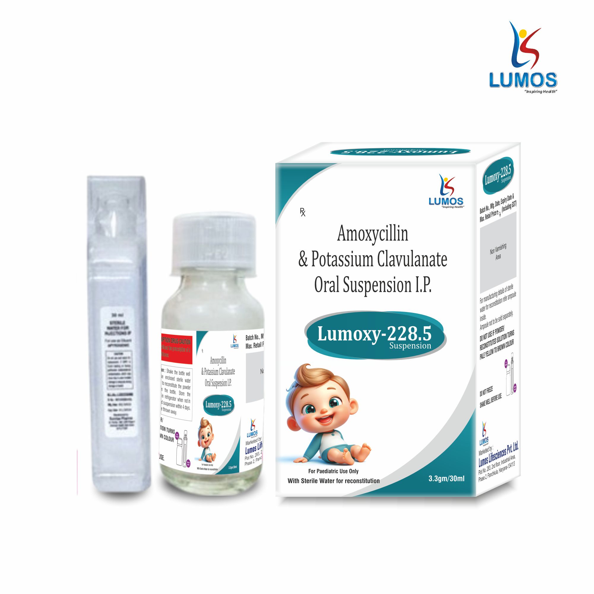 LUMOXY-228.5 3.3GM 30ML DRYSYRUP 3D