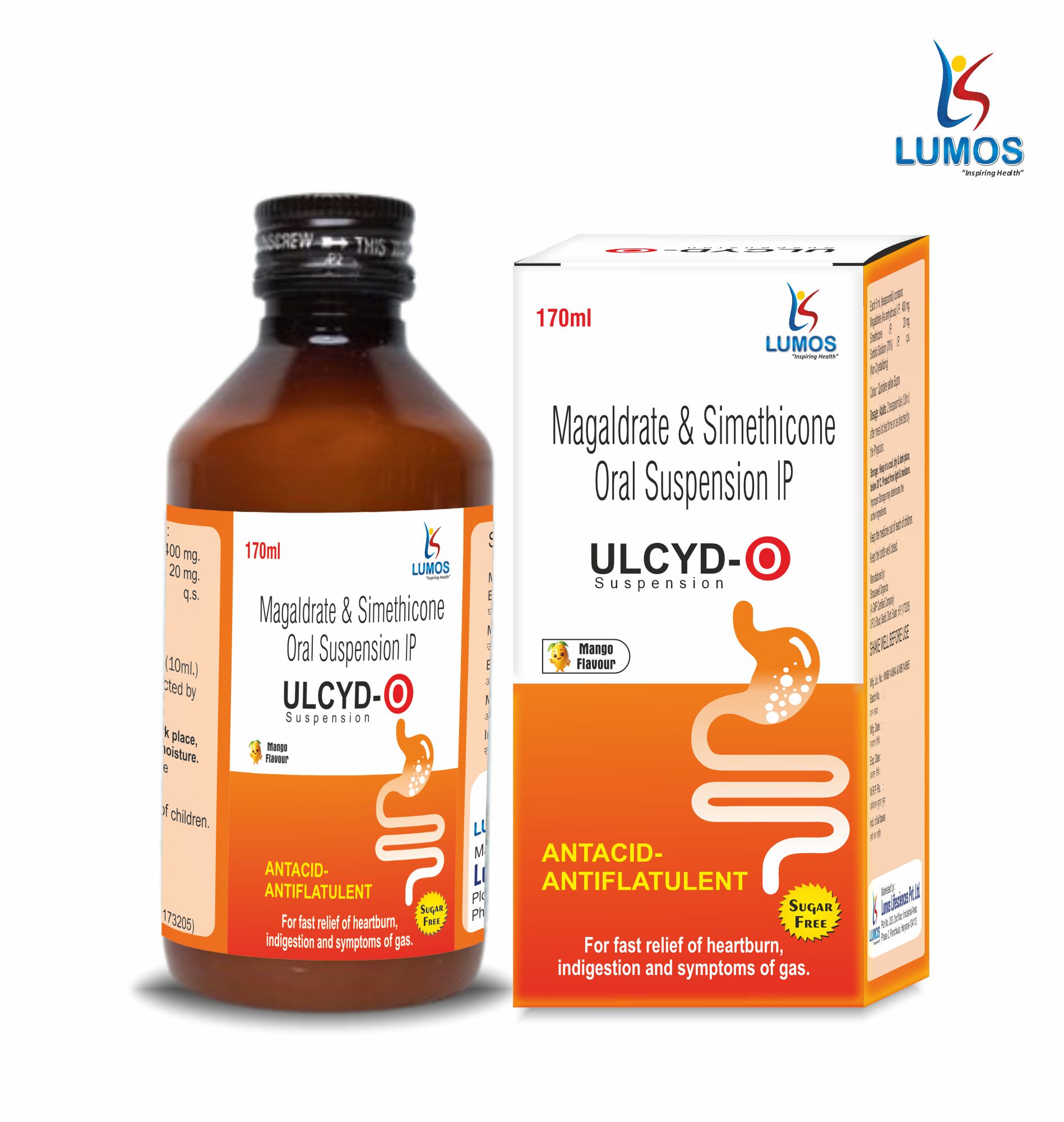 ULCYD-O 170 ML SUSPENSION 3D
