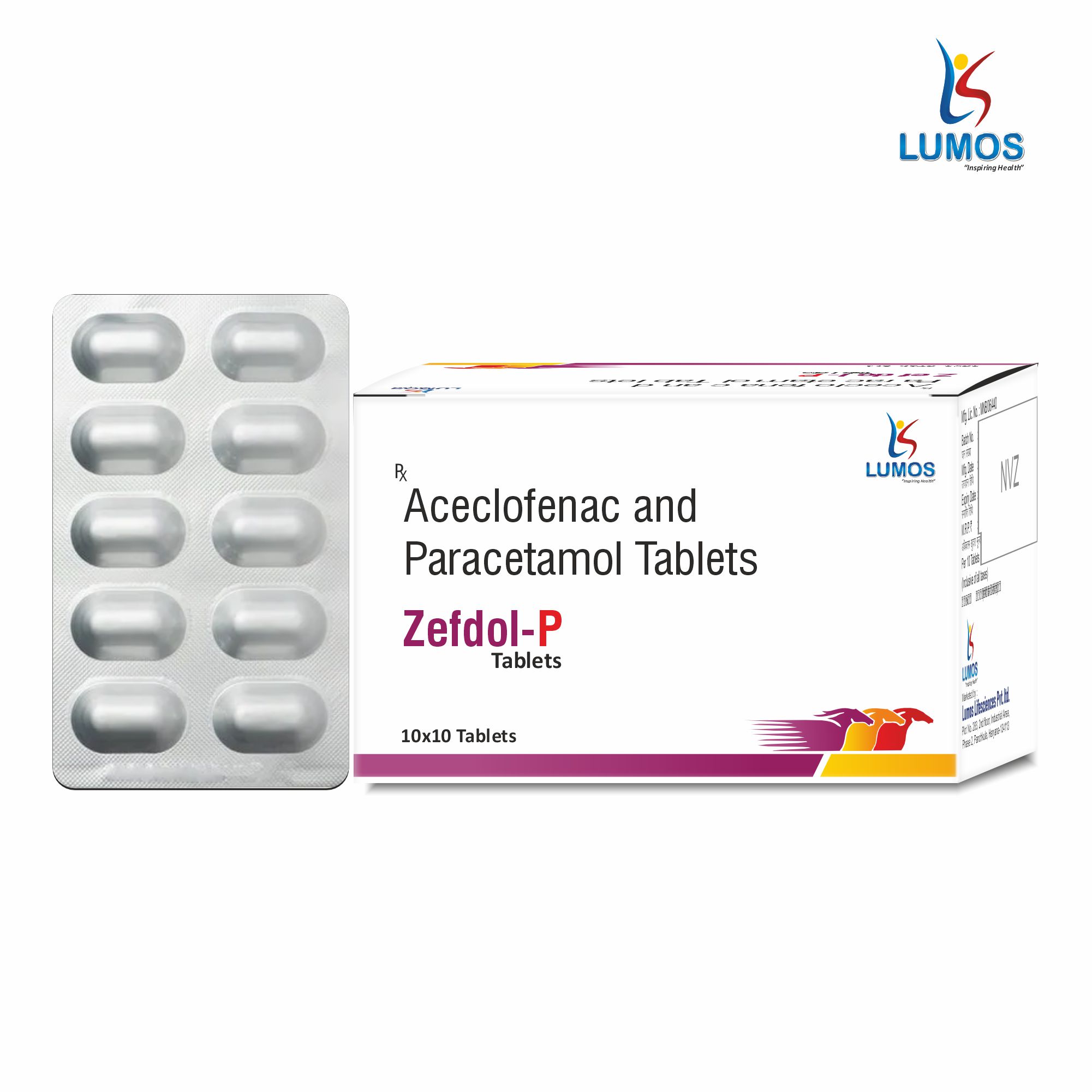 Zefdol-P 10X10 ALU ALU